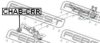 FEBEST CHAB-CRR Mounting, axle beam